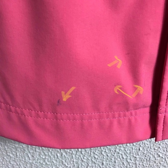 Athleta Pink Berry Full Zip Cinch Waist Trench Coat Small - Picture 7 of 8